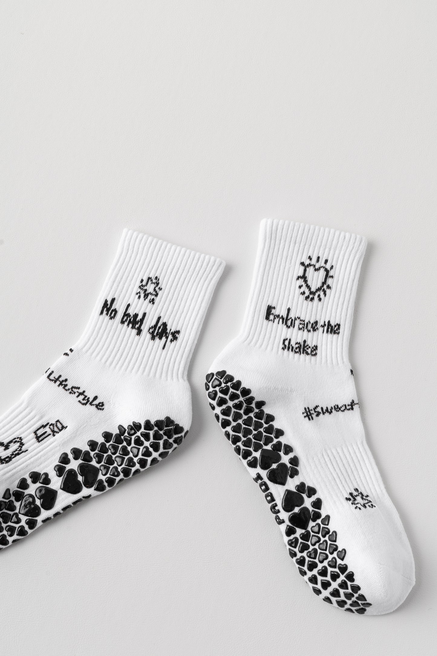 Embrace the shake grip socks